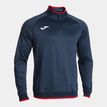 Lade das Bild in den Galerie-Viewer, JFV-Joma-Zip Sweater-Navy Blau/Rot