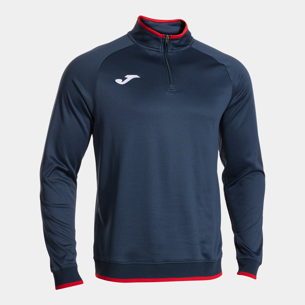 JFV-Joma-Zip Sweater-Navy Blau/Rot