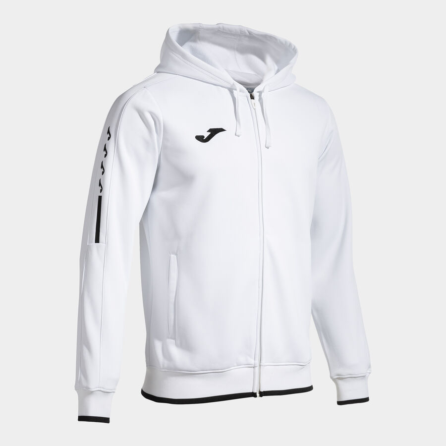 LAGERRÄUMUNG - JOMA-Kapuzenjacke-weiß schwarz