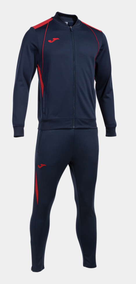 Joma-Trainingsanzug-Navy Blau/Rot
